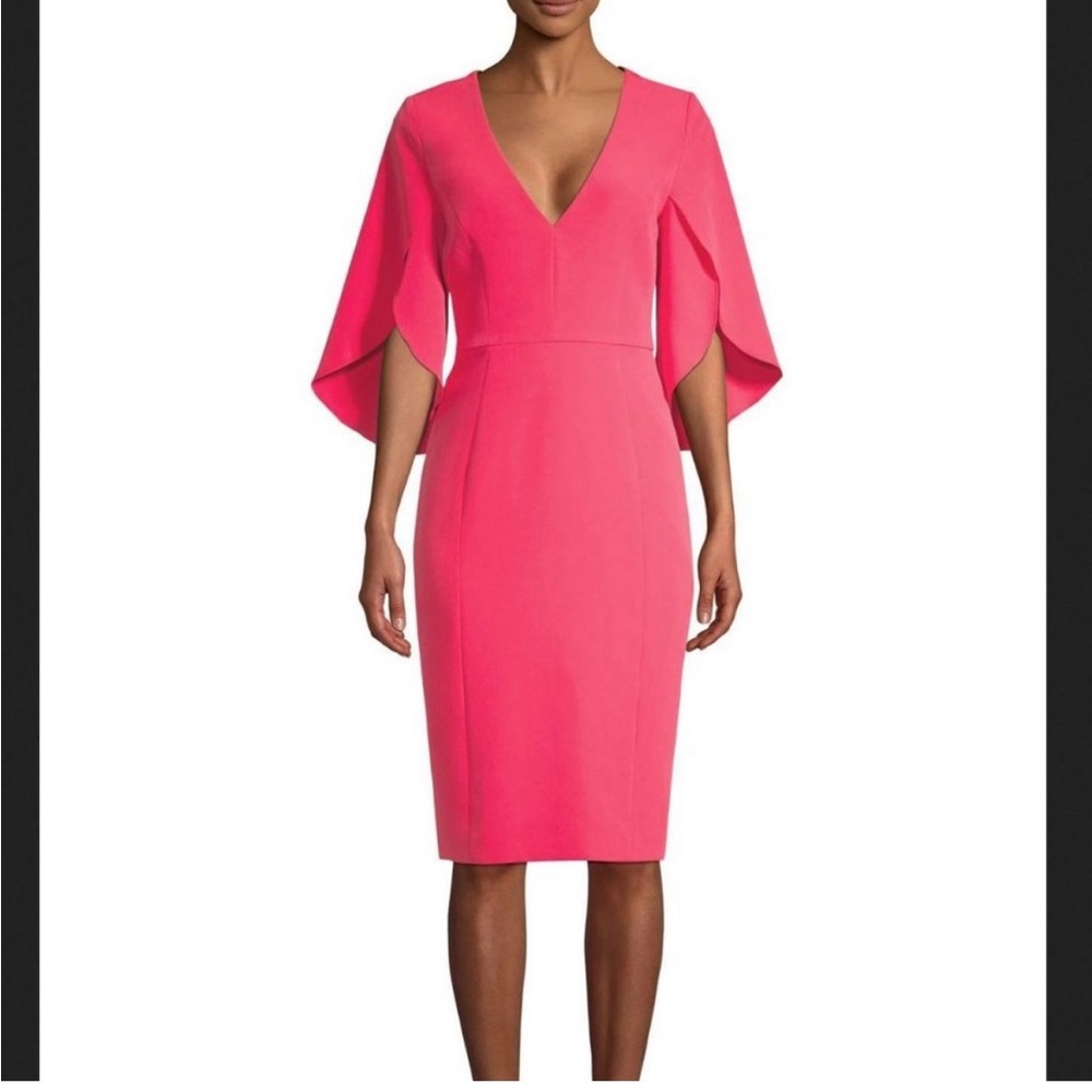 Jana Flutter-Sleeve Sheath